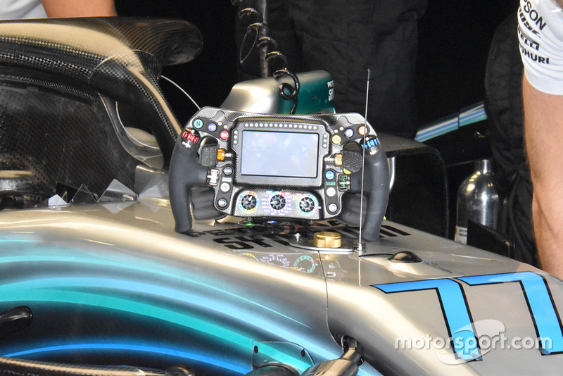 Mercedes AMG F1 steering wheel