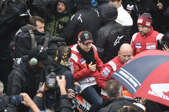 Jorge Lorenzo, Ducati Team, quitte la réunion de la Commission de sécurité