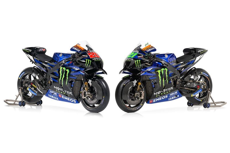 Fabio Quartararo, Yamaha Factory Racing, Franco Morbidelli, Yamaha Factory Racing, detalles de la moto