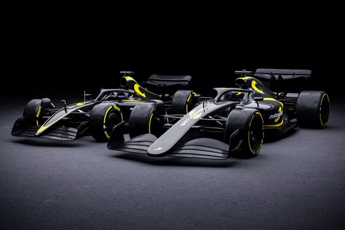 Concepto de Motorsport.com de un F1 moderno con proporciones de los años 2000