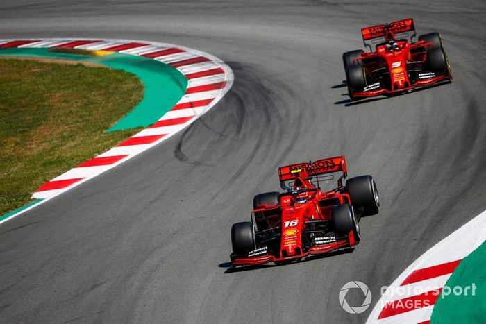 Charles Leclerc, Ferrari SF90, Sebastian Vettel, Ferrari SF90