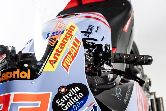 Marc Márquez, decoración de la moto Gresini Racing