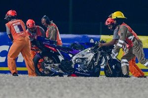 Bicicleta de Jack Miller, Pramac Racing tras su accidente