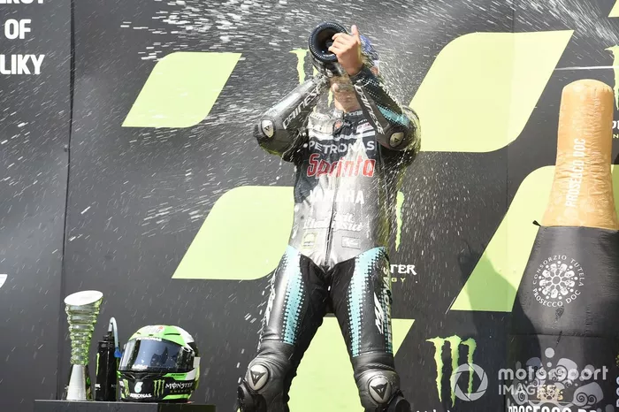 Podio: segundo lugar Franco Morbidelli, Petronas Yamaha SRT