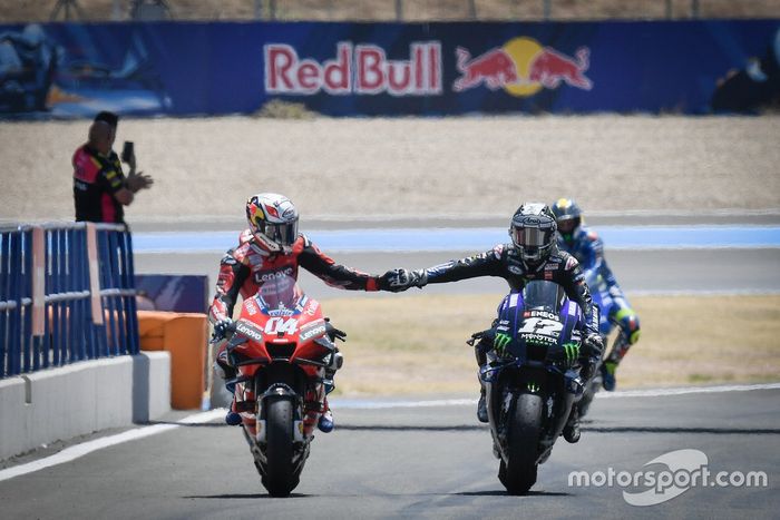 Andrea Dovizioso, Ducati Team, Maverick Viñales, Yamaha Factory Racing