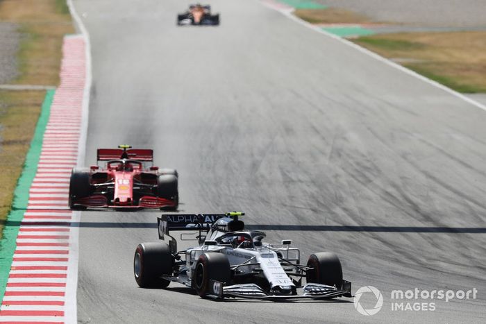 Pierre Gasly, AlphaTauri AT01, Charles Leclerc, Ferrari SF1000