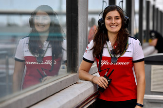 Tatiana Calderon, Sauber Testrijder