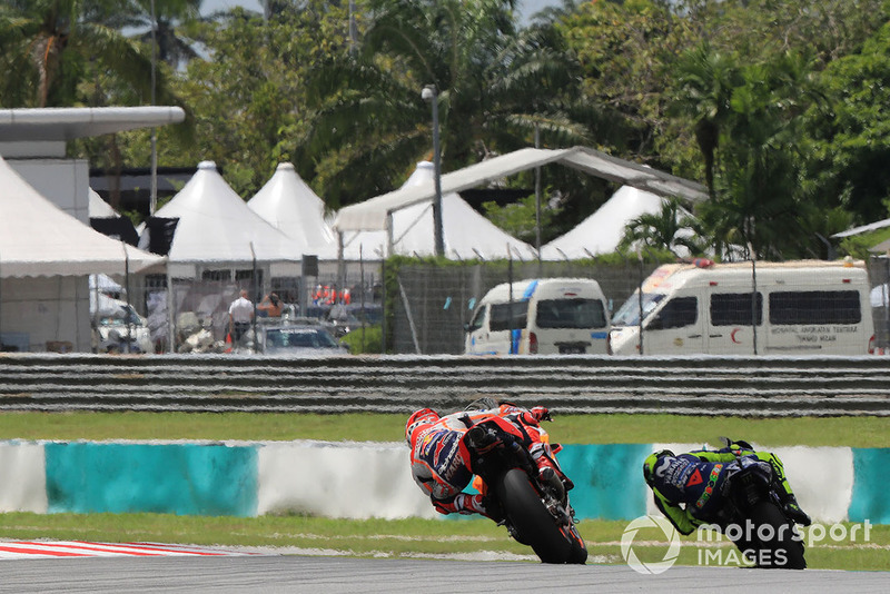 Валентино Россі, Yamaha Factory Racing, Марк Маркес, Repsol Honda Team