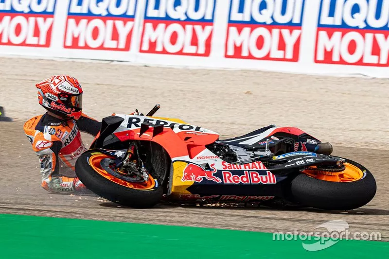 Sturz: Marc Marquez, Repsol Honda Team