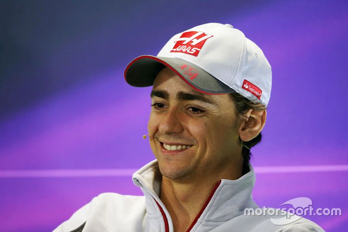 Esteban Gutiérrez, Haas F1 Team en la Conferencia de prensa