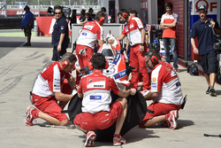 Ducati Team members at work