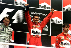 Podyum: 1. Michael Schumacher, Ferrari; 2. Mika Hakkinen, McLaren; 3. Eddie Irvine, Ferrari