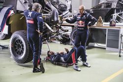 Cyril Despres, Carlos Sainz, Stéphane Peterhansel, Peugeot Sport