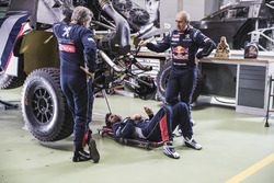 Cyril Despres, Carlos Sainz, Stéphane Peterhansel, Peugeot Sport 