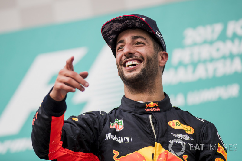 third place Daniel Ricciardo, Red Bull Racing