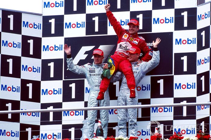 Crash, Michael Schumacher, Ferrari F1 2000