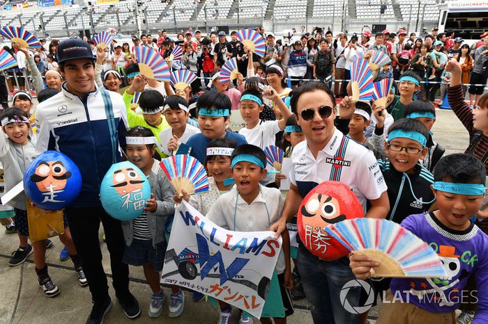 Lance Stroll, Williams and Felipe Massa, Williams, young Williams fans