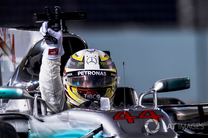 Yarış galibi Lewis Hamilton, Mercedes AMG F1 W08