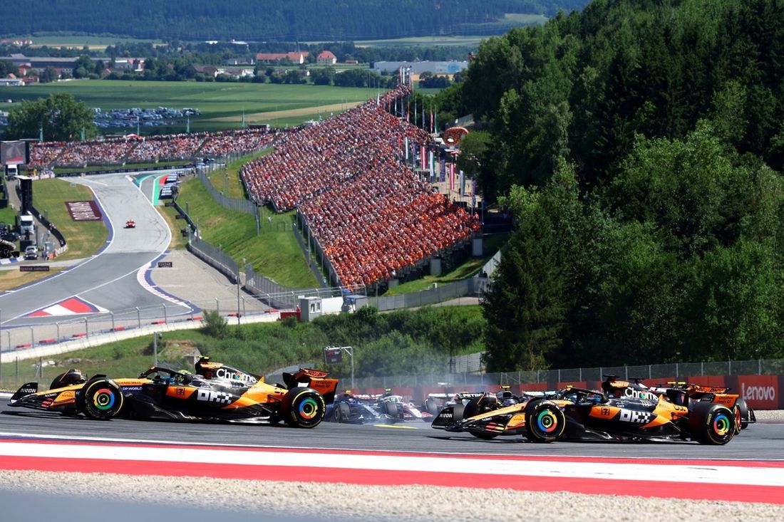 Lando Norris, McLaren, Oscar Piastri