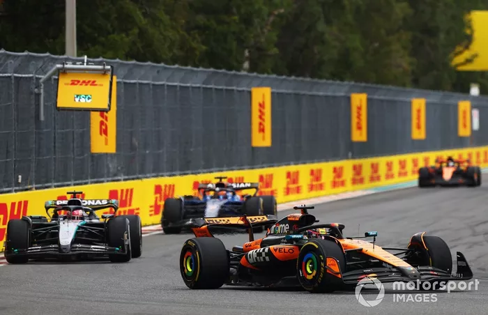 Oscar Piastri, McLaren, George Russell, Mercedes, Alexander Albon, Williams