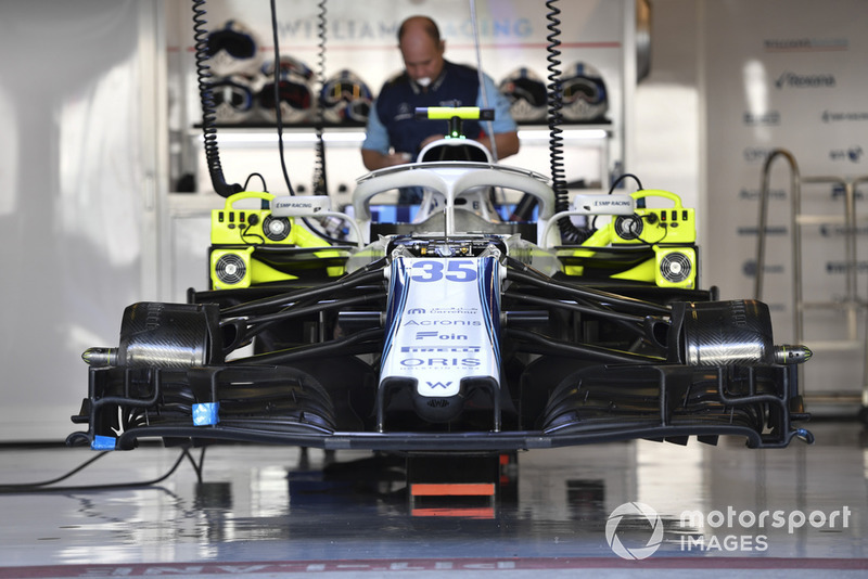 Williams FW41 in the garage