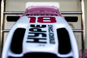 Nose cone detail of the Lance Stroll, Racing Point Force India VJM11