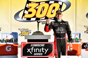 John Hunter Nemechek, Chip Ganassi Racing, Chevrolet Camaro Chevrolet Fire Alarm Services, Inc. wins