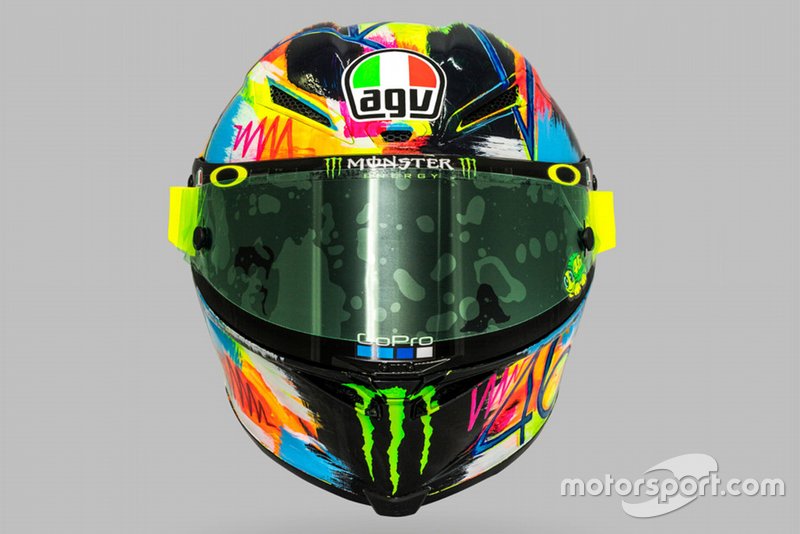 Helmet of Valentino Rossi, Yamaha Factory Racing