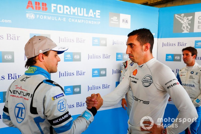 Felipe Massa , Venturi Formula E and Sébastien Buemi , Nissan e.Dams shake hands