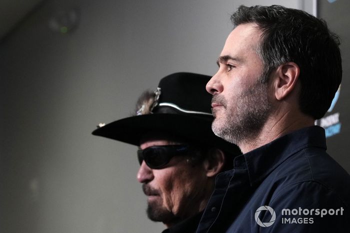 Conferencia de prensa de Petty GMS Motorsports con Jimmie Johnson, Richard Petty