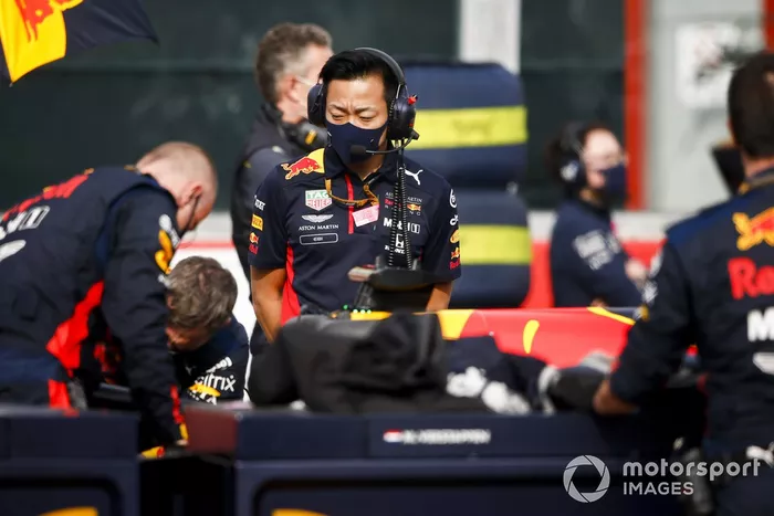 Mecánicos e ingenieros de Red Bull