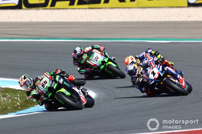 Jonathan Rea, Kawasaki Racing Team WSBK, Toprak Razgatlioglu, Pata Yamaha WorldSBK, Andrea Locatelli, Pata Yamaha WorldSBK , Alex Lowes, Kawasaki Racing Team WSBK