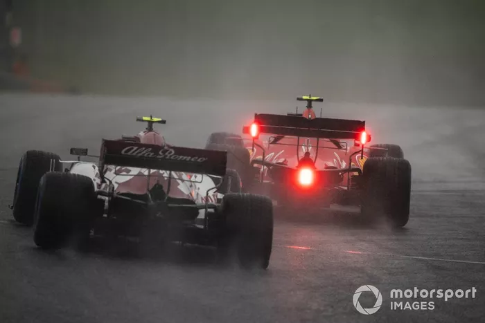Charles Leclerc, Ferrari SF1000, Antonio Giovinazzi, Alfa Romeo Racing C39
