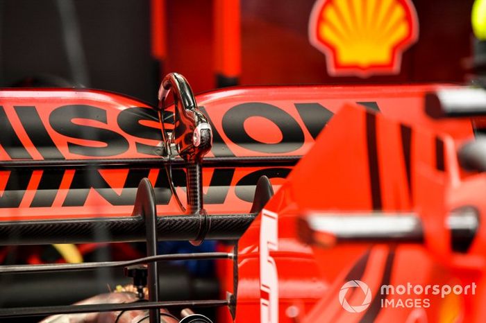 Alerón trasero del Ferrari SF1000 