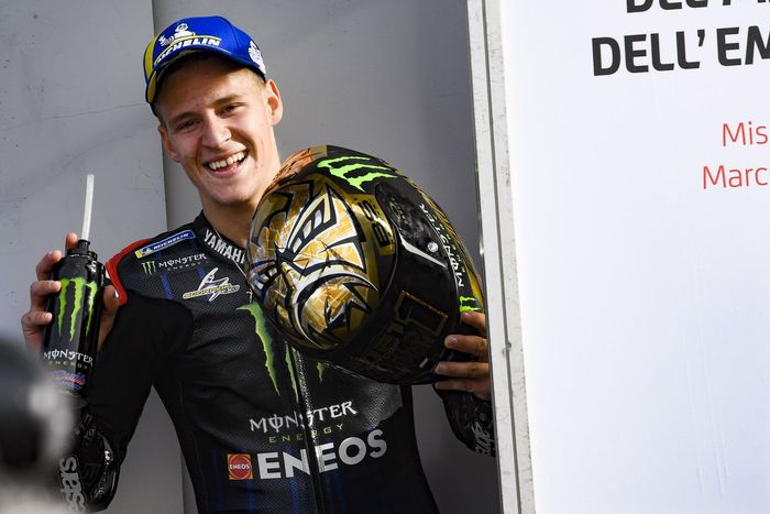 El campeón del mundo Fabio Quartararo, Yamaha Factory Racing