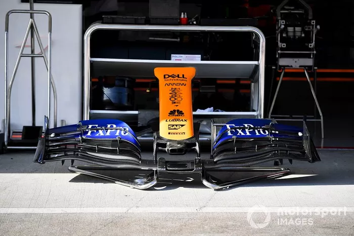 Front wing of McLaren MCL34 