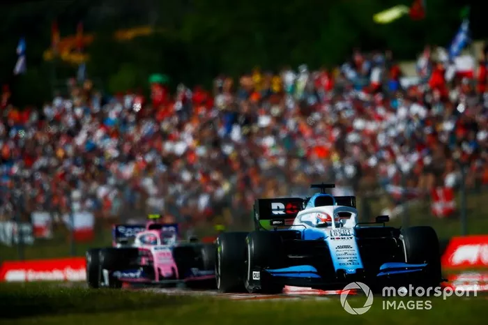 George Russell, Williams Racing FW42, Lance Stroll, Racing Point RP19