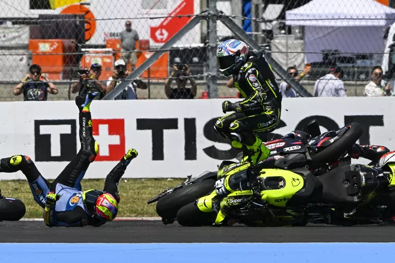 Jorge Martin, Aprilia Racing Team, Raul Fernandez, Trackhouse Racing, Fermin Aldeguer, Gresini Racing, Marco Bezzecchi, Aprilia Racing