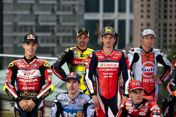 MotoGP riders group photo    