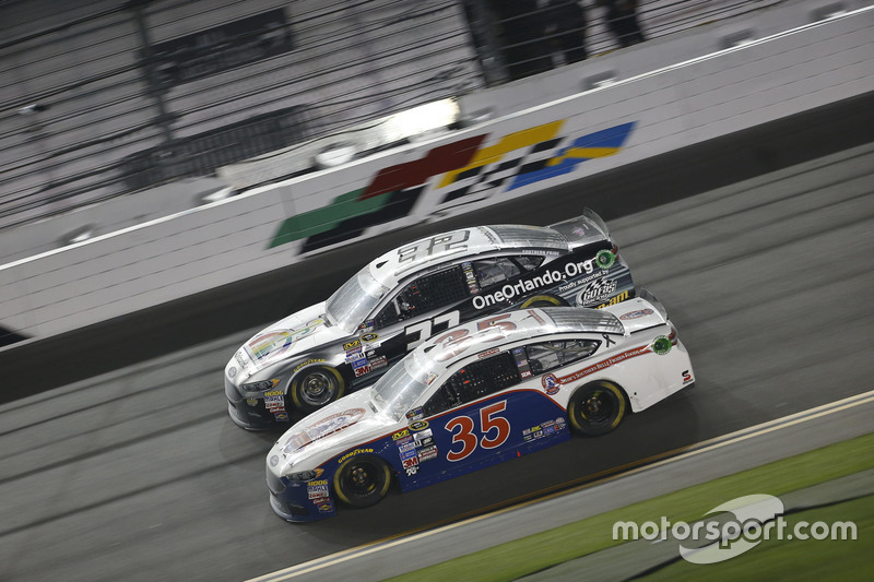 David Gilliland, Front Row Motorsports Ford, Bobby Labonte, Go Green Racing Ford