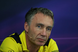 Bob Bell, directeur technique Renault Sport F1 Team lors de la conférence de presse de la FIA