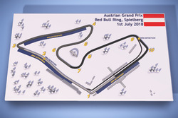 Mappa del circuito del Red Bull Ring