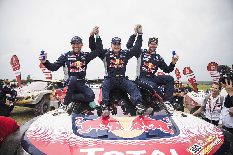 Stéphane Peterhansel, Carlos Sainz, Cyril Despres, Peugeot Sport