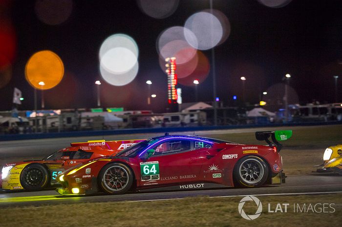 #64 Scuderia Corsa Ferrari 488 GT3, GTD: Bill Sweedler, Townsend Bell, Frankie Montecalvo, Sam Bird