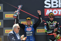 Podio: il secondo classificato Michael van der Mark, Pata Yamaha