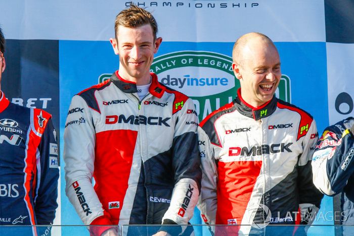 Podio: Elfyn Evans, Daniel Barritt, Ford Fiesta WRC, M-Sport