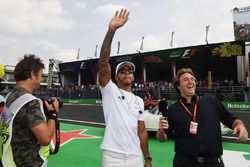 Lewis Hamilton, Mercedes AMG F1 on the drivers parade