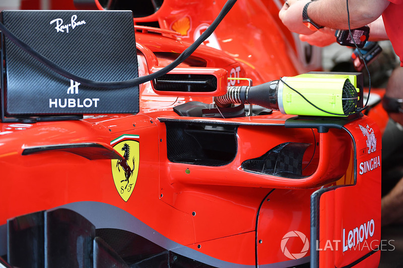 Pontón del Ferrari SF71H