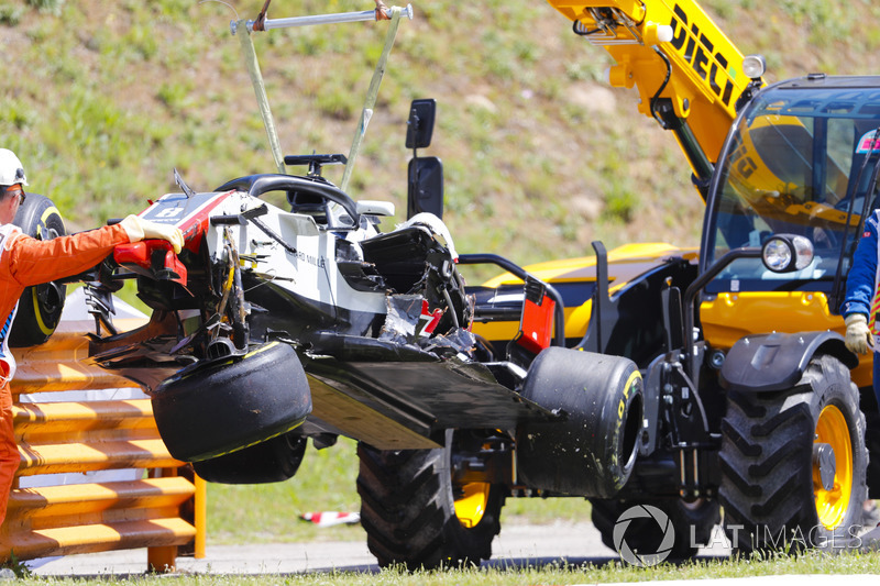A nagy baleset és a végeredmény - F1 2018