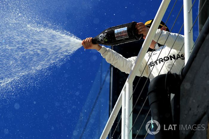 Podio: segundo lugar Valtteri Bottas